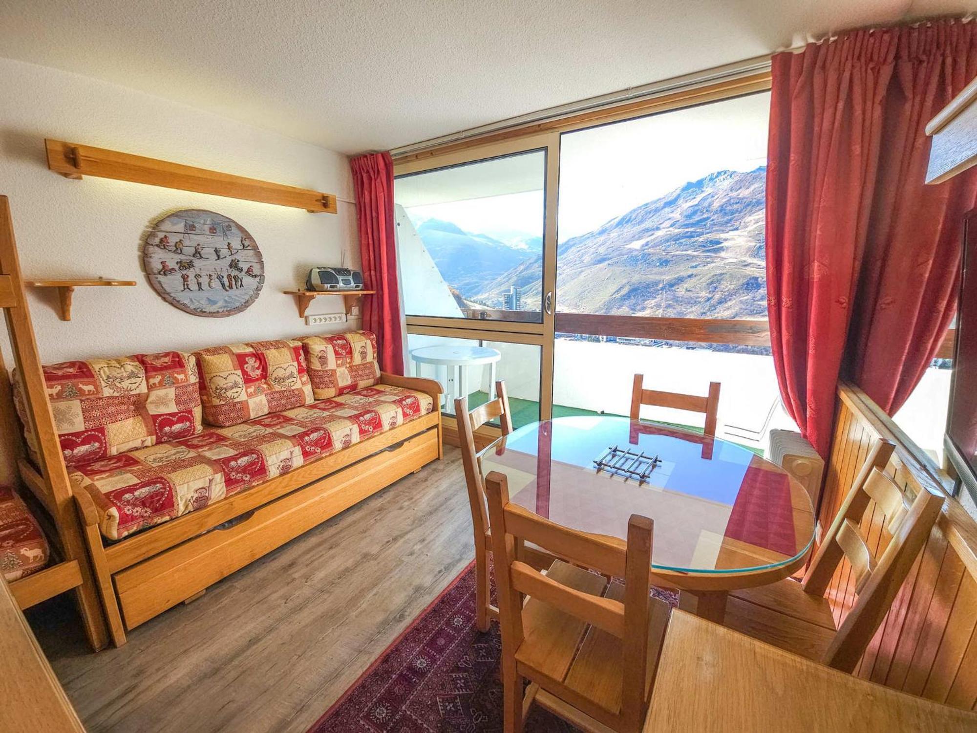 Apartment Skis Aux Pieds Aux Menuires Pour 3 Personnes, Balcon Et Casier A Skis - Fr-1-452-3 Saint-Martin-de-Belleville